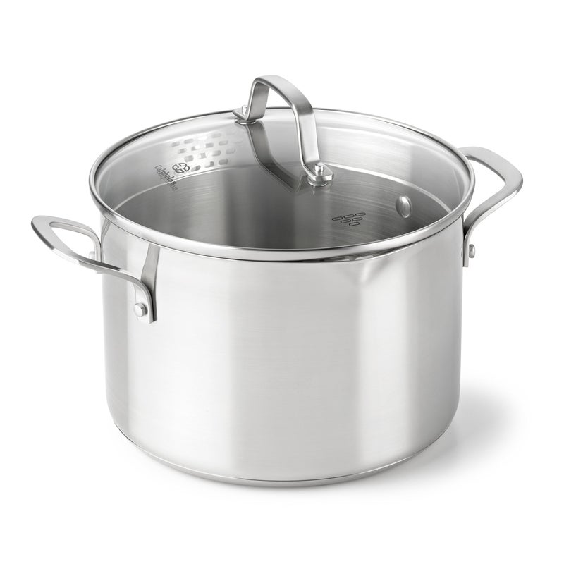 Calphalon Classic Stainless Steel Cookware, Stock Pot, 6-quart - Image 1
